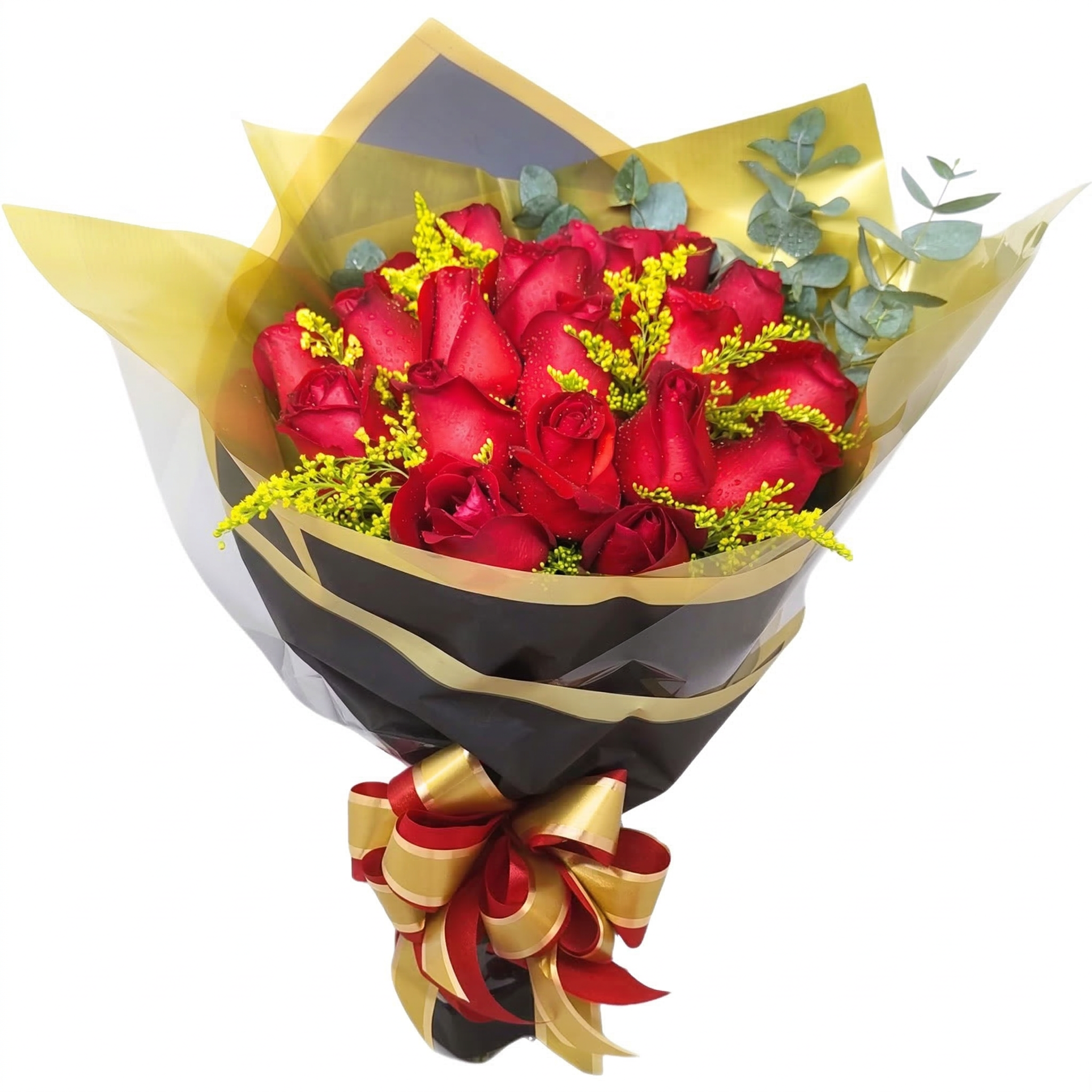 Buqu� 20 Rosas Nacionais - Paix�o Vermelha