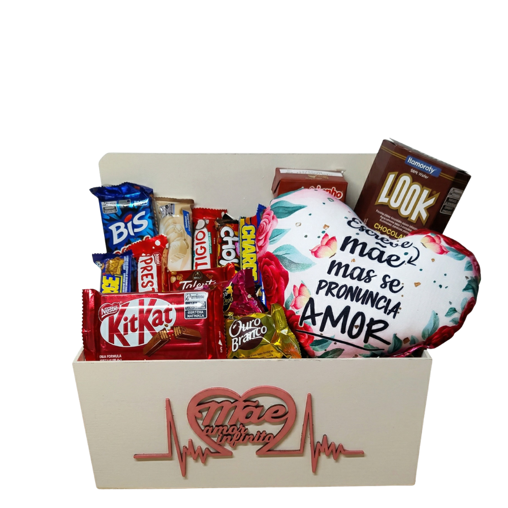  Combo M�e - Amor Infinito com almofada 