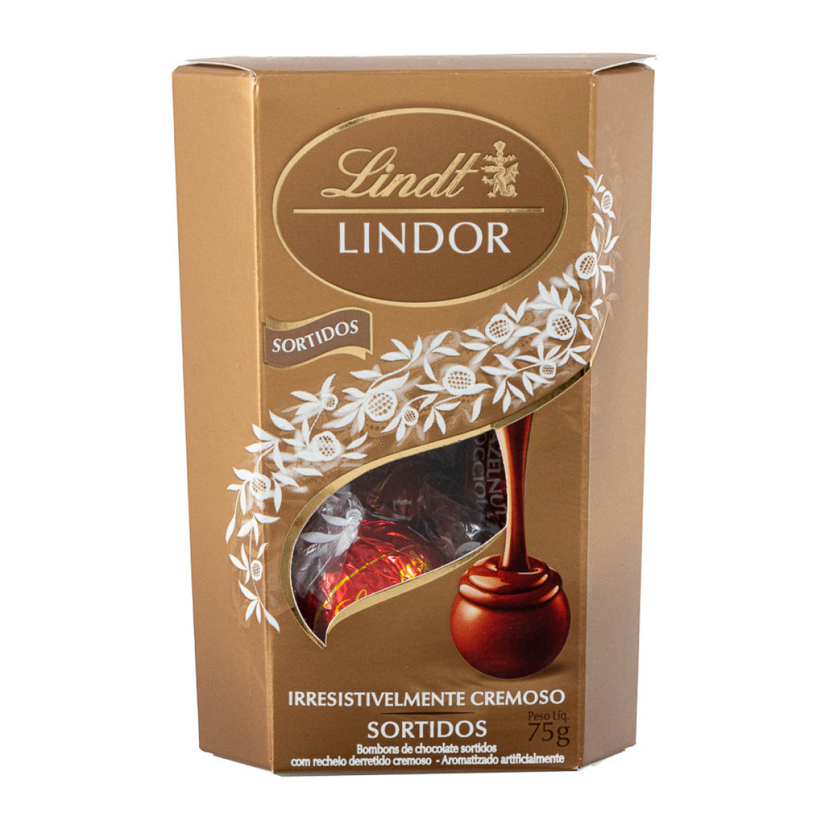 Trufa de Chocolate Suo Sortido Recheio Cremoso Lindt Lindor 75g