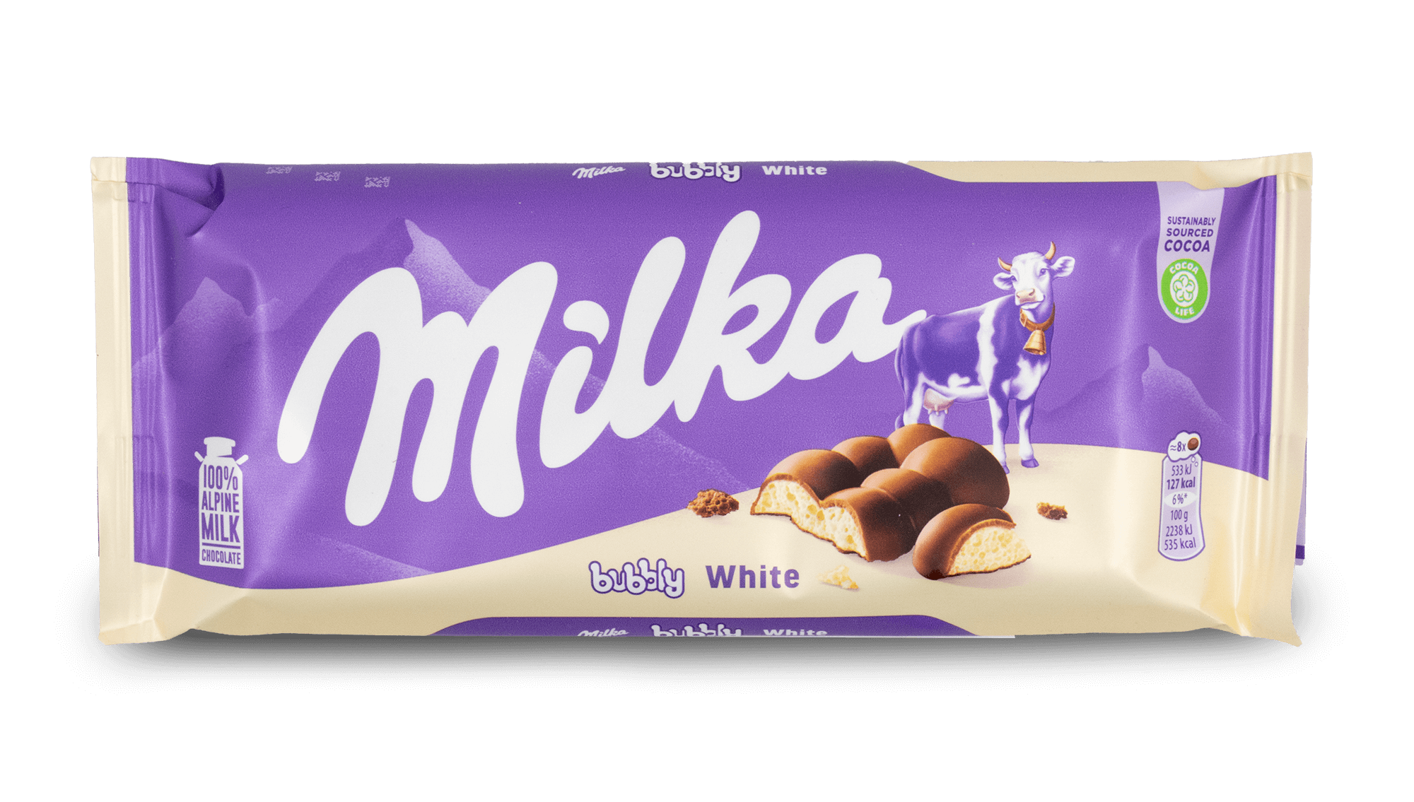 Chocolate Milka Bubbly White - 100g