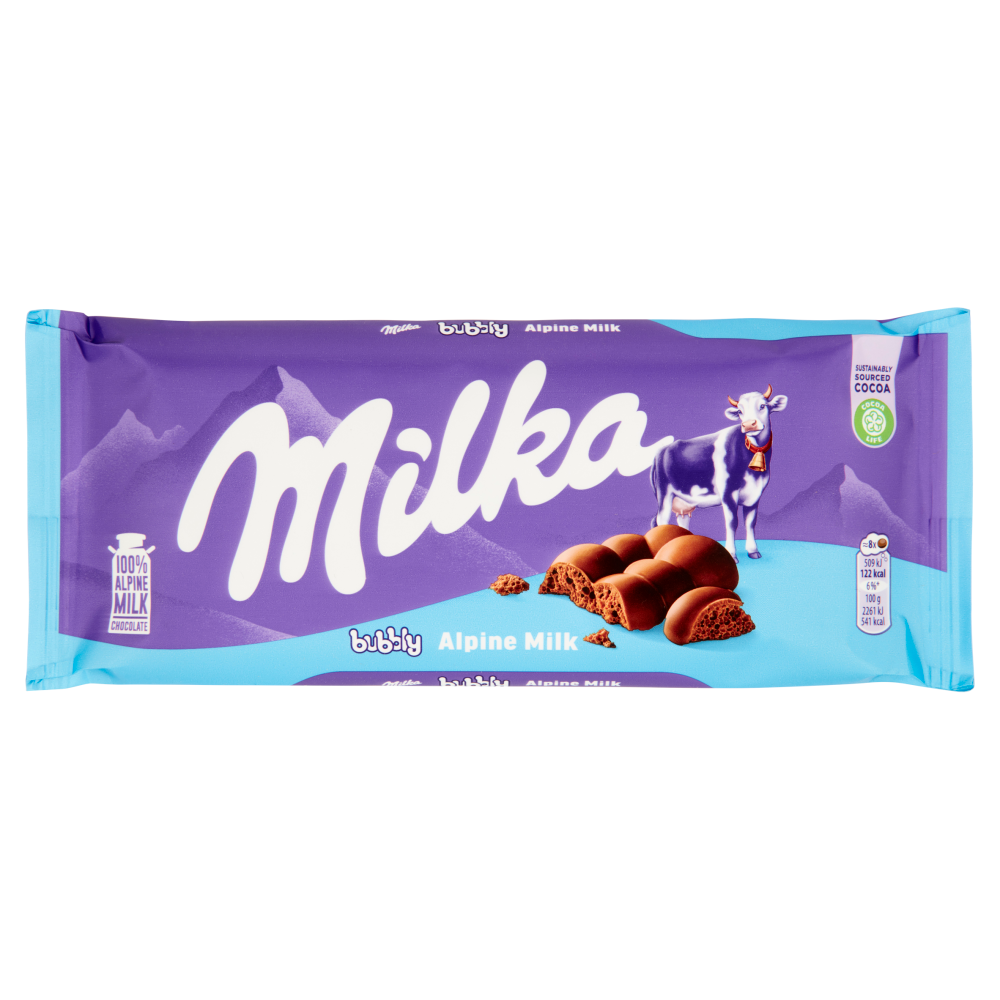 Chocolate Milka Bubbly Alpine Milk - 100g