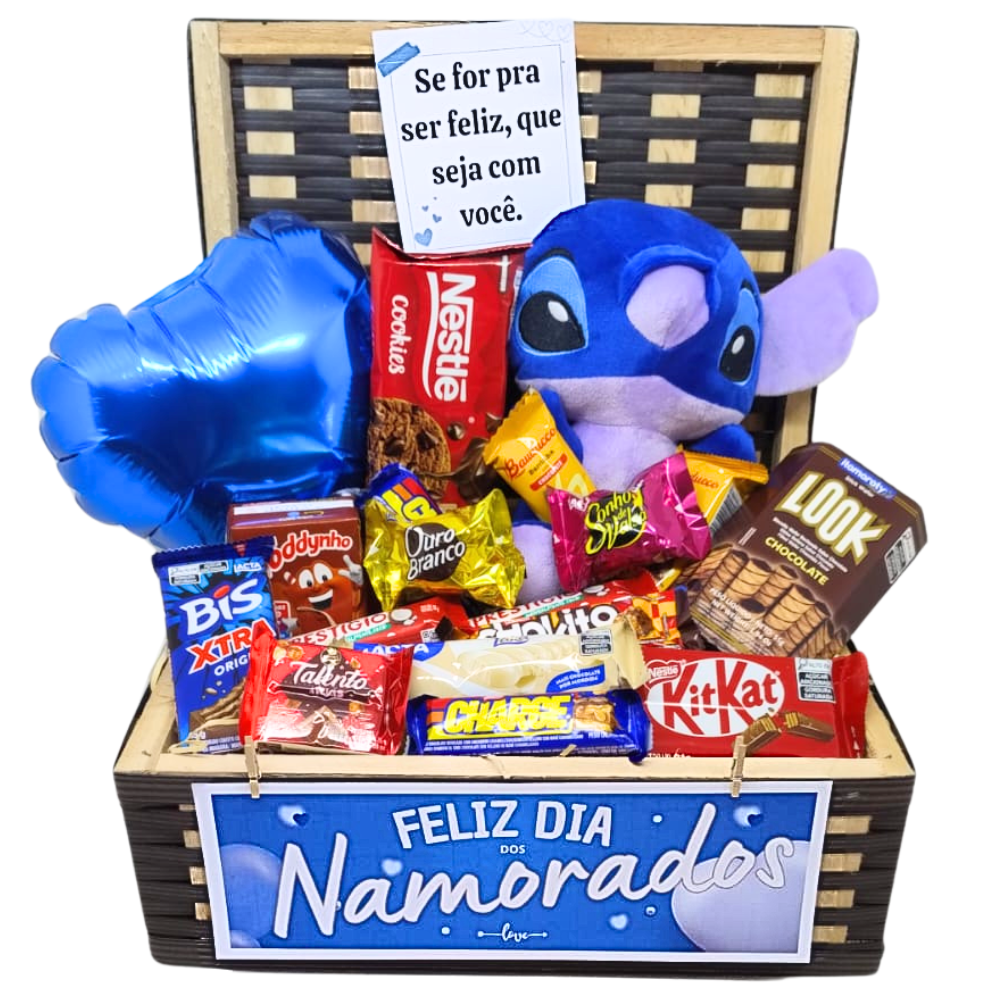 Cesta de Chocolate  Ele  Meu Namorado