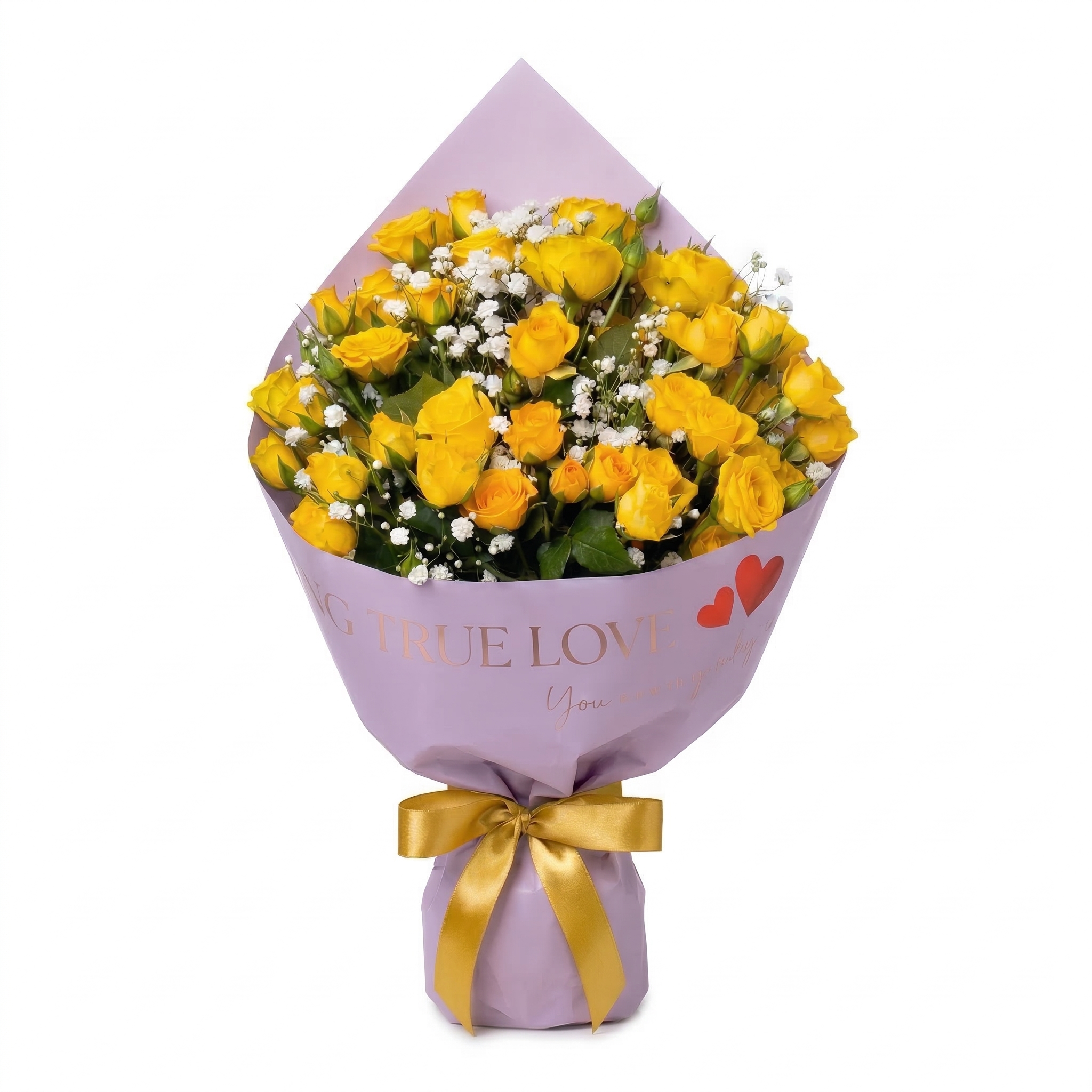 Buqu� Mini Rosas amarelas 