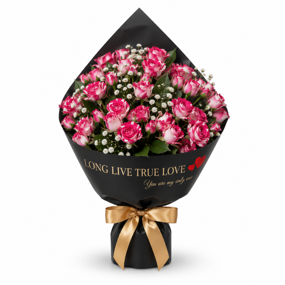 Buqu� Mini Rosas Mescladas 