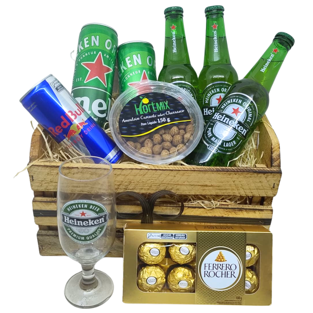 Cesta Cerveja e Futebol