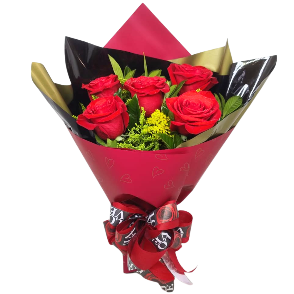 Buqu 5 Rosas -  Encantos